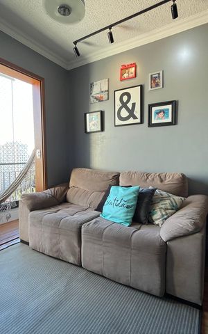 Apartamento à venda com 50m², 2 quartos e 1 vaga Apartamento à venda com 50m², 2 quartos e 1 vagaSala