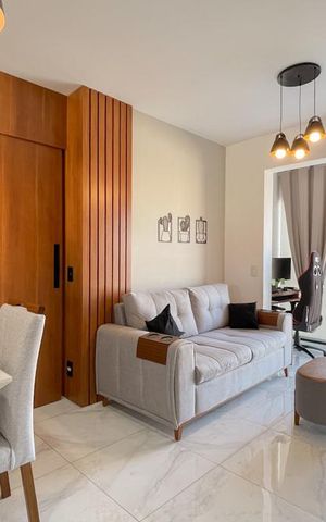 Apartamento para alugar com 42m², 1 quarto e 1 vaga Apartamento para alugar com 42m², 1 quarto e 1 vagaSala