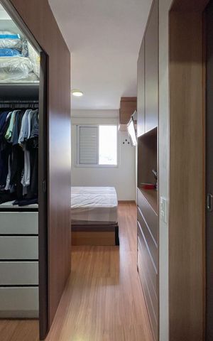 Apartamento para alugar com 42m², 1 quarto e 1 vaga Apartamento para alugar com 42m², 1 quarto e 1 vagaCloset - Suíte