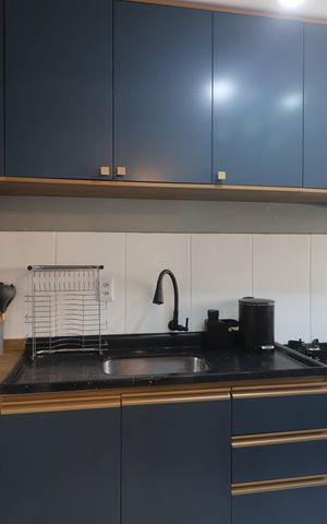 Apartamento à venda com 57m², 2 quartos e sem vagaCozinha e Área de Serviço