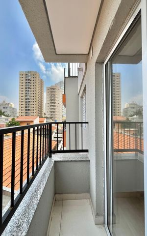 Apartamento à venda com 33m², 2 quartos e sem vagaVaranda