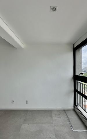 Apartamento à venda com 42m², 1 quarto e 1 vaga Apartamento à venda com 42m², 1 quarto e 1 vaga Sacada Integrada