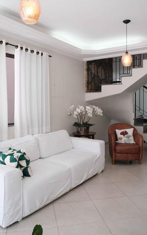 Casa para alugar com 125m², 3 quartos e 2 vagasSala