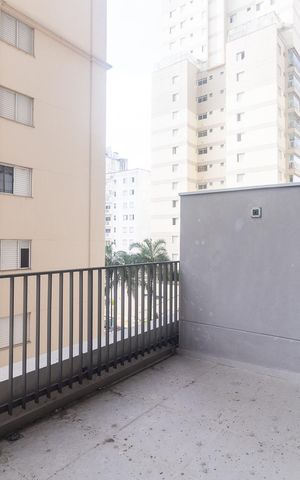 Studio à venda com 42m², 1 quarto e sem vaga Studio à venda com 42m², 1 quarto e sem vagaVaranda - Studio