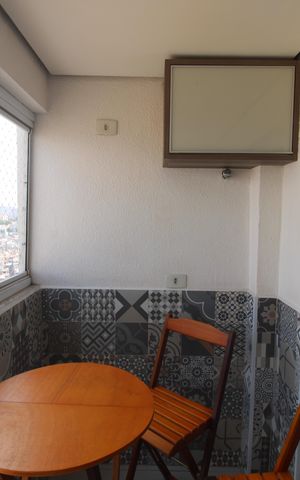 Apartamento à venda com 55m², 2 quartos e 2 vagasSala - Varanda