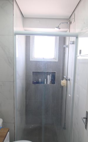 Apartamento à venda com 55m², 2 quartos e 2 vagasQuarto 1 - Banheiro