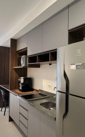 Studio para alugar com 25m², 1 quarto e sem vaga Studio para alugar com 25m², 1 quarto e sem vagaCozinha