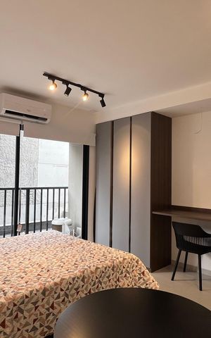 Studio para alugar com 25m², 1 quarto e sem vaga Studio para alugar com 25m², 1 quarto e sem vagaStudio