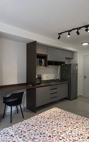 Studio para alugar com 25m², 1 quarto e sem vaga Studio para alugar com 25m², 1 quarto e sem vagaStudio