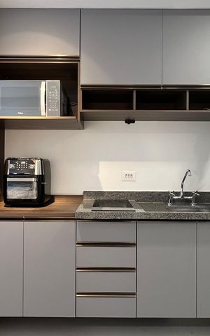 Studio para alugar com 25m², 1 quarto e sem vaga Studio para alugar com 25m², 1 quarto e sem vagaCozinha