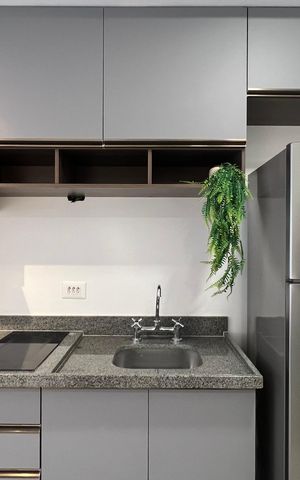 Studio para alugar com 25m², 1 quarto e sem vaga Studio para alugar com 25m², 1 quarto e sem vagaCozinha