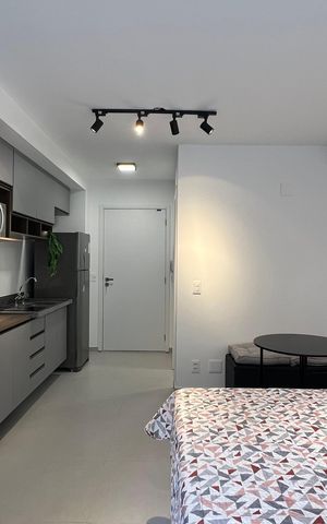 Studio para alugar com 25m², 1 quarto e sem vaga Studio para alugar com 25m², 1 quarto e sem vagaStudio