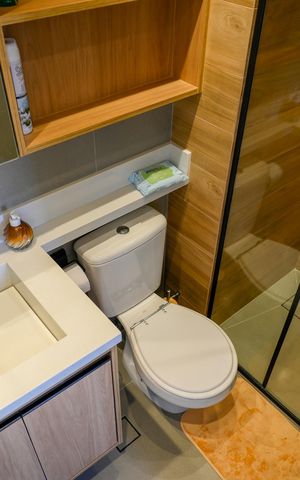 Apartamento à venda com 40m², 2 quartos e 1 vaga Apartamento à venda com 40m², 2 quartos e 1 vagaBanheiro