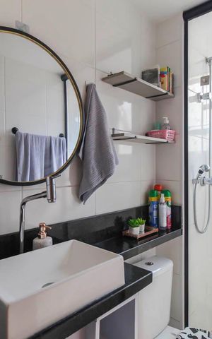 Apartamento para alugar com 43m², 2 quartos e 1 vaga Apartamento para alugar com 43m², 2 quartos e 1 vagaBanheiro