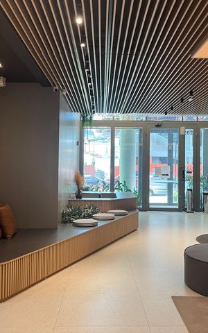 Studio para alugar com 23m², 1 quarto e sem vaga Studio para alugar com 23m², 1 quarto e sem vagaHall de entrada