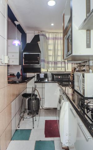 Studio para alugar com 45m², 1 quarto e sem vaga Studio para alugar com 45m², 1 quarto e sem vagaCozinha e Área de Serviço