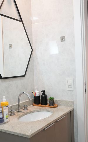 Apartamento à venda com 119m², 3 quartos e 2 vagasBanheiro da Suíte 1
