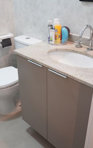 Apartamento à venda com 119m², 3 quartos e 2 vagasBanheiro da Suíte 1