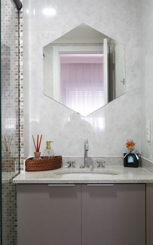 Apartamento à venda com 119m², 3 quartos e 2 vagasBanheiro da Suíte 2