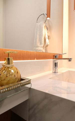 Apartamento à venda com 69m², 1 quarto e 2 vagasBanheiro Social