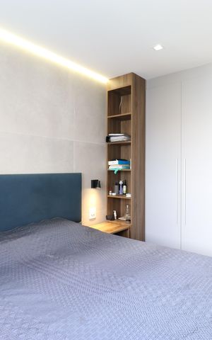 Apartamento à venda com 69m², 1 quarto e 2 vagasSuíte