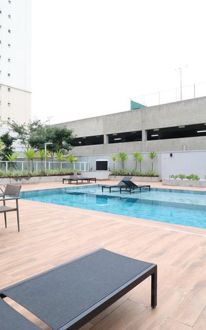 Apartamento à venda com 69m², 1 quarto e 2 vagasÁrea comum - Piscina