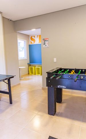 Apartamento à venda com 42m², 2 quartos e sem vagaÁrea comum - Salão de jogos