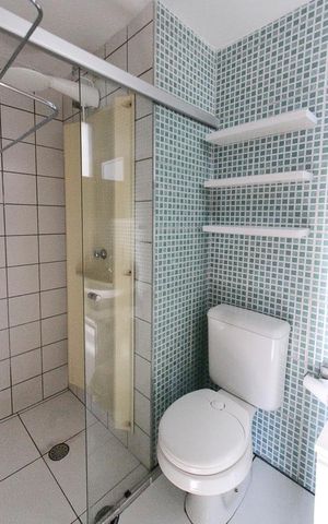 Apartamento para alugar com 48m², 2 quartos e 1 vaga Apartamento para alugar com 48m², 2 quartos e 1 vagaBanheiro