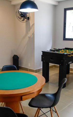 Apartamento para alugar com 53m², 2 quartos e 1 vaga Apartamento para alugar com 53m², 2 quartos e 1 vagaÁrea comum - Sala de Jogos