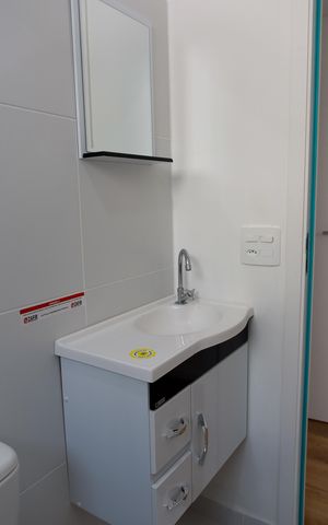 Apartamento para alugar com 53m², 2 quartos e 1 vaga Apartamento para alugar com 53m², 2 quartos e 1 vagaBanheiro da Suíte