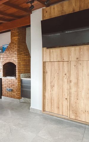 Casa de condomínio à venda com 200m², 3 quartos e 4 vagas Casa de condomínio à venda com 200m², 3 quartos e 4 vagasChurrasqueira