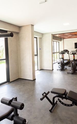 Apartamento para alugar com 28m², 1 quarto e sem vaga Apartamento para alugar com 28m², 1 quarto e sem vagaÁrea comum - Academia