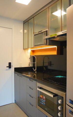 Studio à venda com 41m², 1 quarto e 1 vagaCozinha