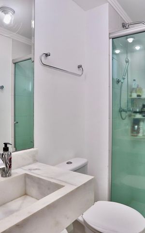 Apartamento à venda com 92m², 3 quartos e 2 vagas Apartamento à venda com 92m², 3 quartos e 2 vagasBanheiro