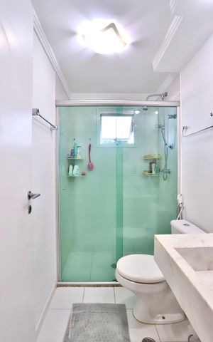 Apartamento à venda com 92m², 3 quartos e 2 vagas Apartamento à venda com 92m², 3 quartos e 2 vagasBanheiro da Suíte