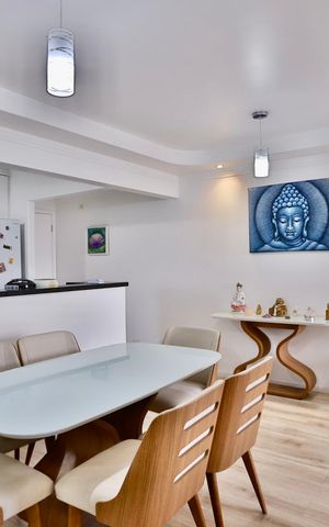 Apartamento à venda com 92m², 3 quartos e 2 vagas Apartamento à venda com 92m², 3 quartos e 2 vagasSala de Jantar