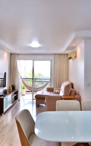 Apartamento à venda com 92m², 3 quartos e 2 vagas Apartamento à venda com 92m², 3 quartos e 2 vagasSala