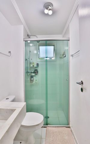 Apartamento à venda com 92m², 3 quartos e 2 vagas Apartamento à venda com 92m², 3 quartos e 2 vagasBanheiro