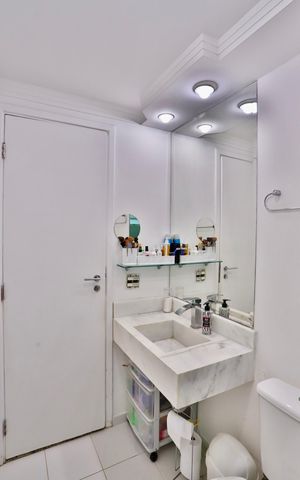 Apartamento à venda com 92m², 3 quartos e 2 vagas Apartamento à venda com 92m², 3 quartos e 2 vagasBanheiro