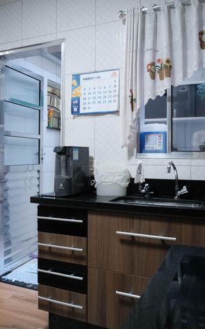 Casa de condomínio à venda com 70m², 2 quartos e 1 vagaCozinha