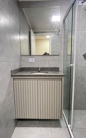 Apartamento à venda com 48m², 1 quarto e sem vaga Apartamento à venda com 48m², 1 quarto e sem vagaBanheiro