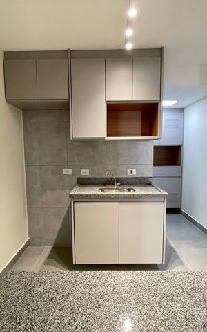 Apartamento à venda com 48m², 1 quarto e sem vaga Apartamento à venda com 48m², 1 quarto e sem vagaCozinha