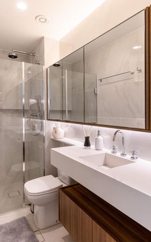 Apartamento à venda com 48m², 1 quarto e 1 vaga Apartamento à venda com 48m², 1 quarto e 1 vagaBanheiro