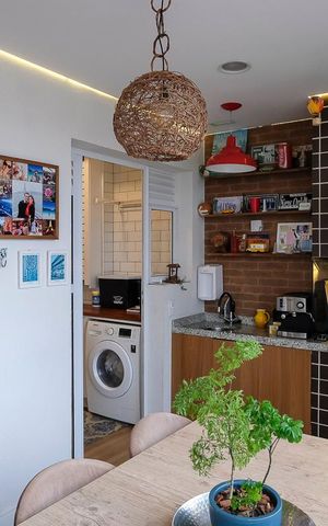 Apartamento à venda com 77m², 3 quartos e 2 vagasVaranda cozinha/Área de serviço