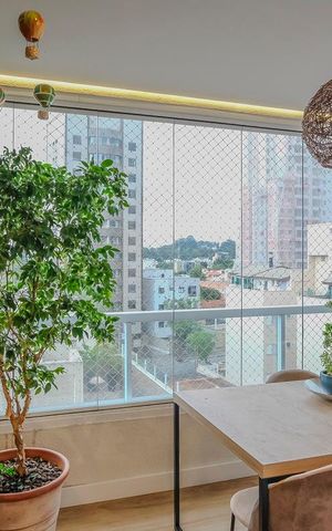 Apartamento à venda com 77m², 3 quartos e 2 vagasVaranda cozinha/Área de serviço