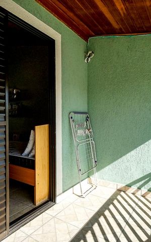 Casa de condomínio à venda com 115m², 3 quartos e 1 vaga Casa de condomínio à venda com 115m², 3 quartos e 1 vagaVaranda do quarto 02
