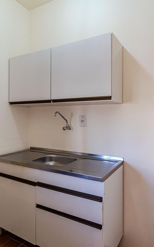 Studio à venda com 40m², 1 quarto e sem vagaCozinha