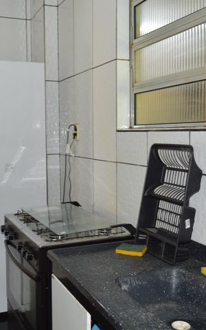 Apartamento à venda com 53m², 1 quarto e sem vagaCozinha e Área de Serviço