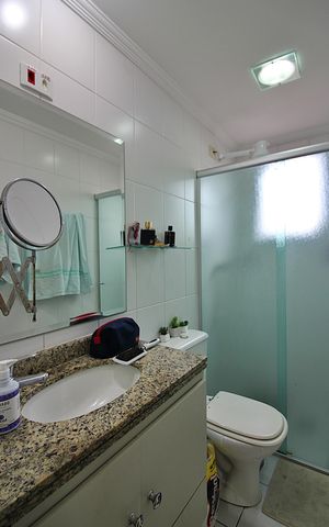Apartamento à venda com 84m², 2 quartos e 2 vagasQuarto 1 - Suíte Banheiro 