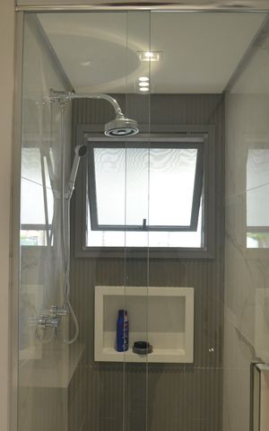 Apartamento à venda com 153m², 3 quartos e 3 vagasBanheiro da Suíte 1